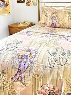 NWOT Muppet Miss Piggy Kermit Sheets Twin Set